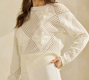 May Flowers Sweater Top
