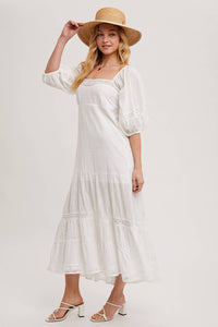 Carolina Skies Tiered Maxi Dress