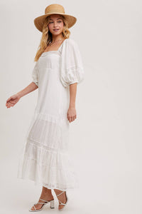 Carolina Skies Tiered Maxi Dress