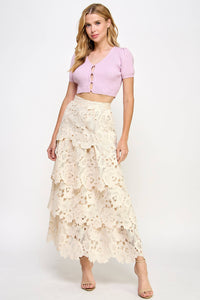 Nappa Valley Ruffle Layer Skirt