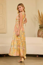 Load image into Gallery viewer, Pink and Paisley Maxi Dress