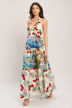 Load image into Gallery viewer, Flight Booked Halter Dress