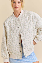 Load image into Gallery viewer, Spring Fever Quilted Bomber Jacket