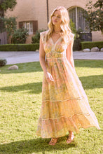 Load image into Gallery viewer, Pink and Paisley Maxi Dress