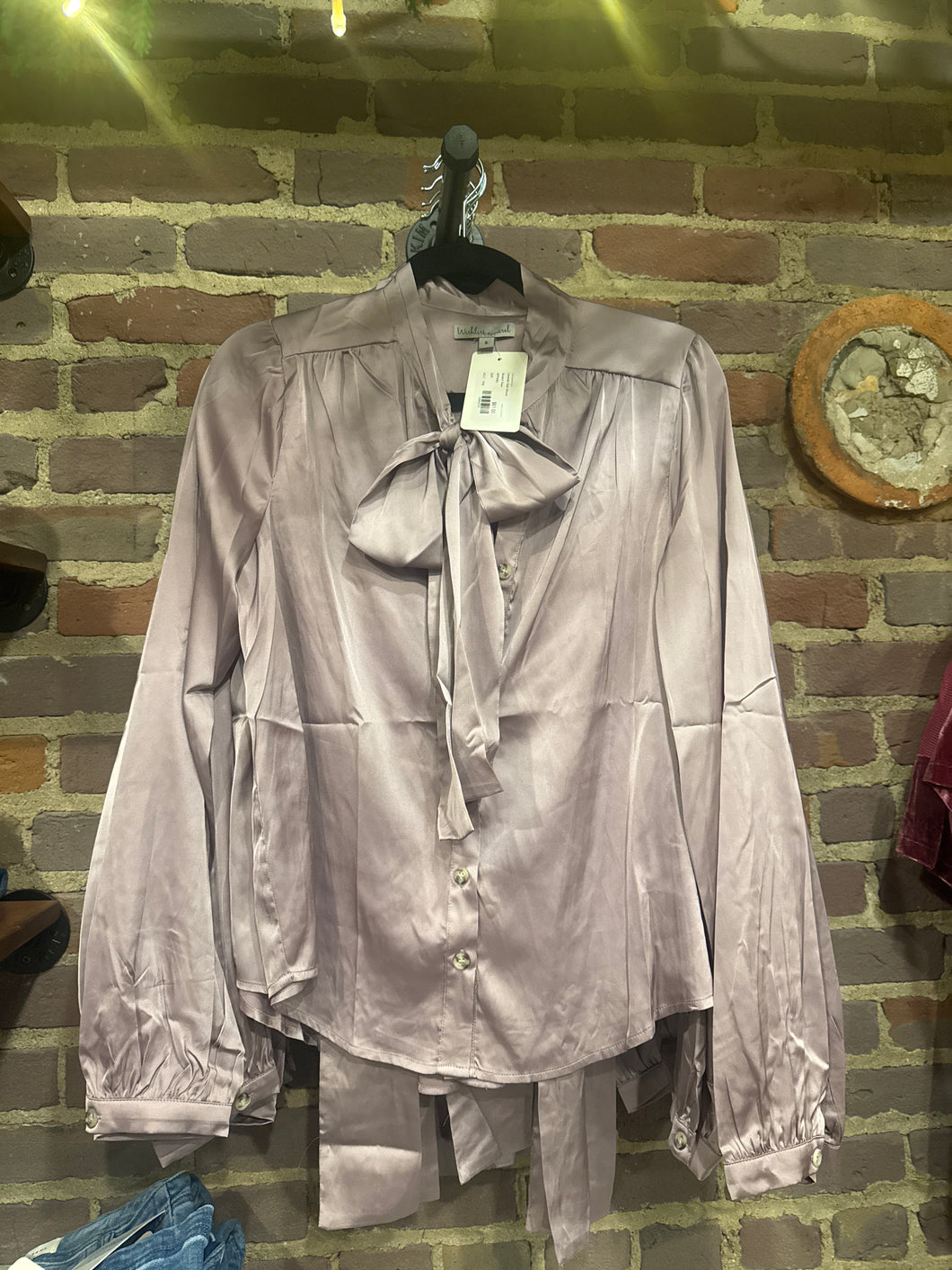 Cry My Eyes Violet Blouse