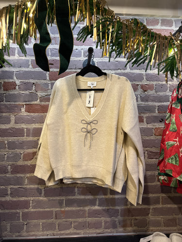 Crystal Bows Sweater