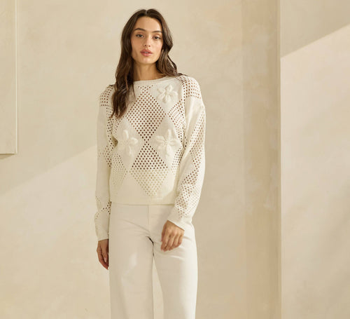 May Flowers Sweater Top