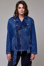 Load image into Gallery viewer, Relaxed Biker Jacket