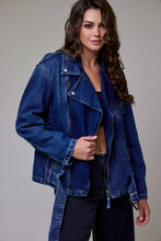 Load image into Gallery viewer, Relaxed Biker Jacket
