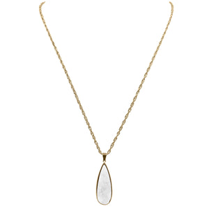 Druzy Collection - Quartz Drop Necklace