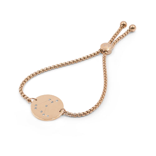 Zodiac Collection - Rose Gold Capricorn Bracelet (Dec 22 - Jan 19)