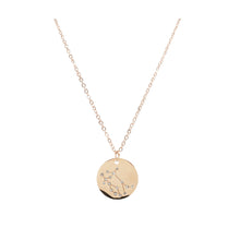 Load image into Gallery viewer, Zodiac Collection - Rose Gold Gemini Necklace (May 21 - June 20)