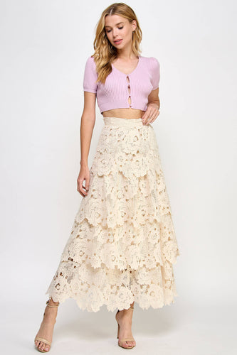 Nappa Valley Ruffle Layer Skirt