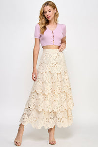 Nappa Valley Ruffle Layer Skirt