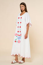 Load image into Gallery viewer, Embroidered Off Shoulder Maxi Dress