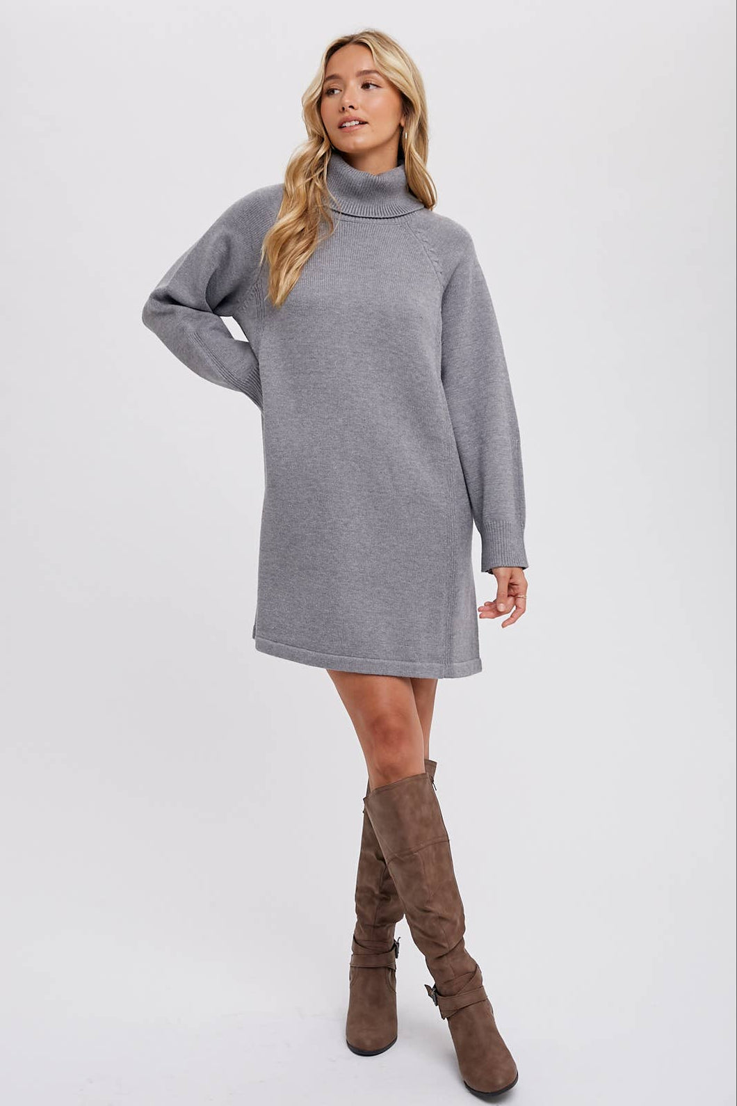 Wrapped in Warmth Sweater Dress