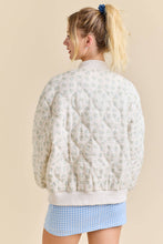 Load image into Gallery viewer, Spring Fever Quilted Bomber Jacket