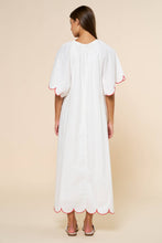 Load image into Gallery viewer, Embroidered Off Shoulder Maxi Dress