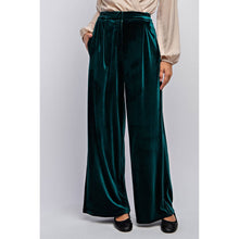 Load image into Gallery viewer, Evergreen Velvet Pants