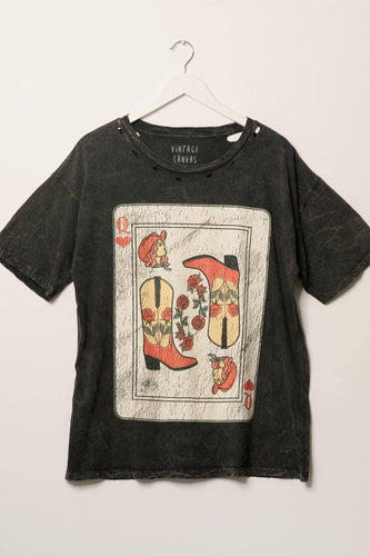 Queen Cowgirl Graphic Print Tee