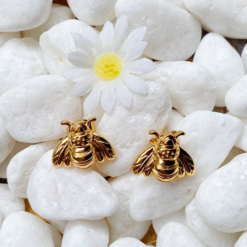 Bumble Bee Stud Earrings