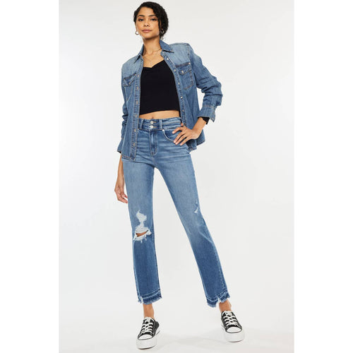 Lucy Slim Straight Jeans