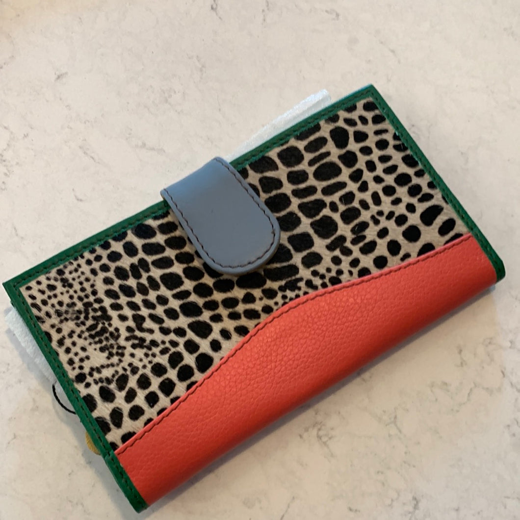 Mara Leather and Hair on Hide Wallet